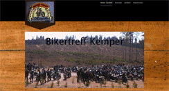 Desktop Screenshot of bikertreff-kemper.de